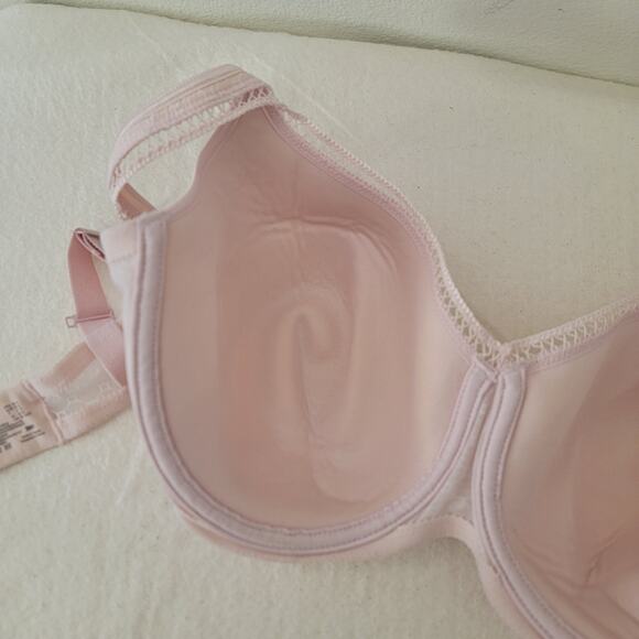 Chantelle 36DDD Lightly Lined Soft Pink Lace Underwire Bra NWT 3581 Underwire - Picture 3 of 6